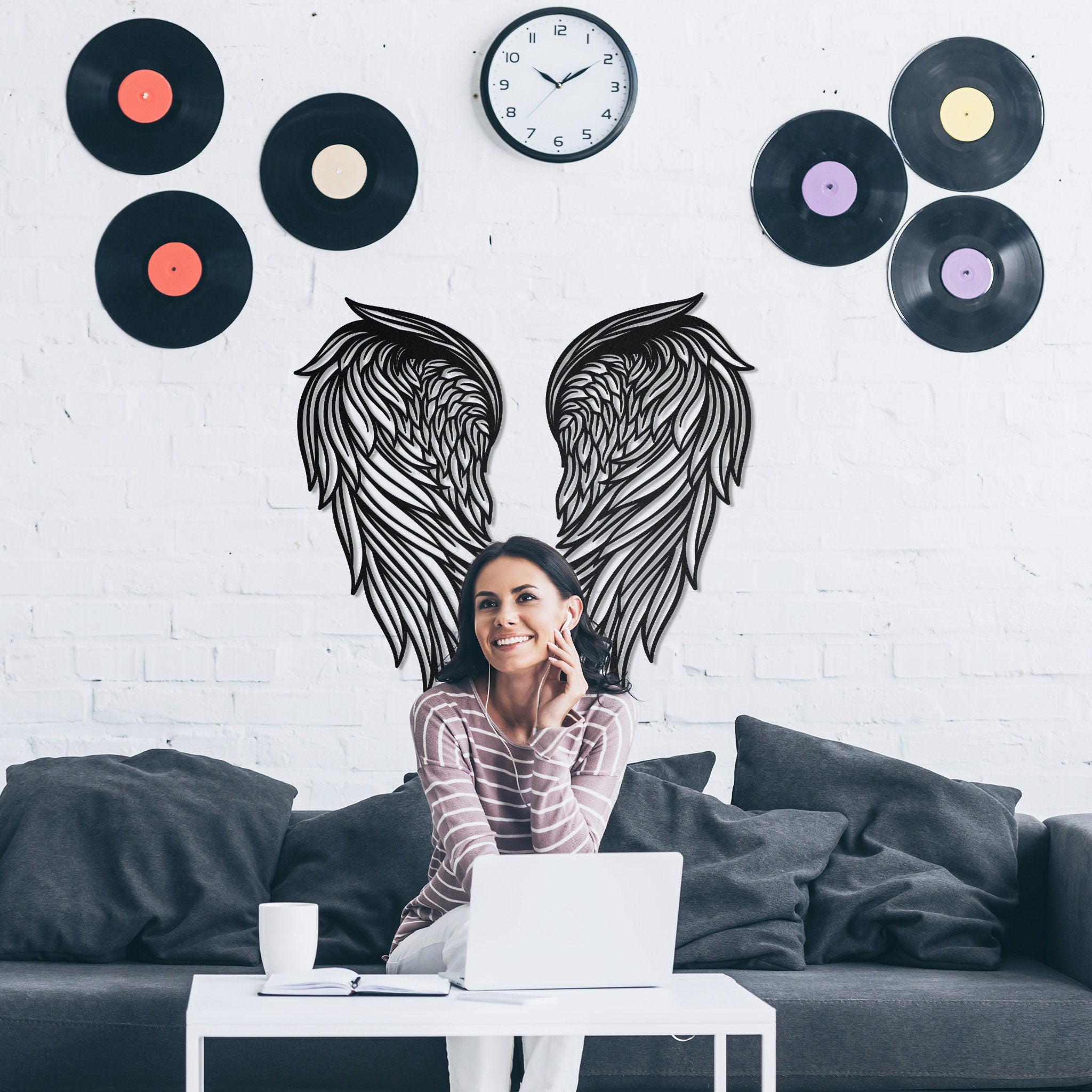 Orders Metal Wings Decor