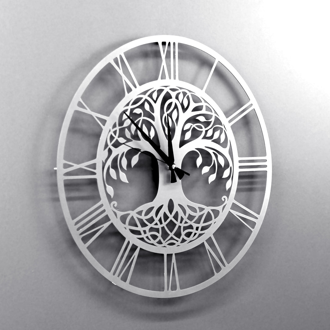 tree-of-life-wall-clock-metal-clock-wall-decor-office-wall-clock-statement-colorfullworlds