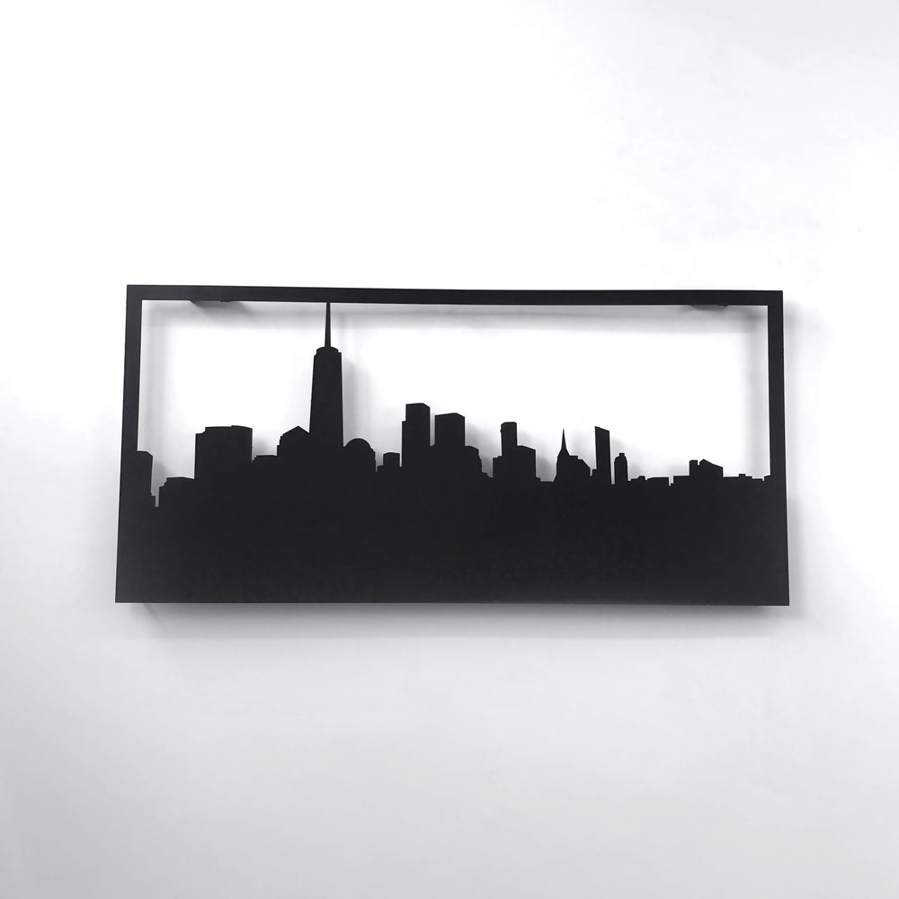 manhattan-city-silhouette-metal-wall-decor-metal-home-decor-wall-decors-silver-gold-black-copper-colorfullworlds