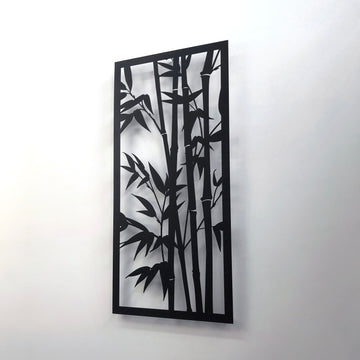 bamboo-trees-metal-wall-table-in-silver-for-elegant-homes-colorfullworlds