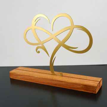 infinity-heart-metal-home-decor-metal-table-decors-wall-art-table-decor-black-copper-colorfullworlds