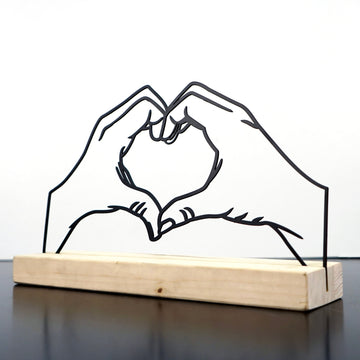 heart-hands-metal-home-decor-metal-table-decors-table-decor-metal-decor-black-copper-colorfullworlds