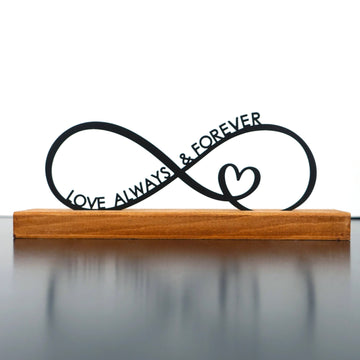 infinity-and-small-heart-love-always-metal-table-decors-silver-gold-home-decoration-colorfullworlds
